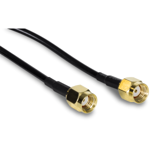 Trendnet TEW-LB101 coaxial cable 1 m RP-SMA Black