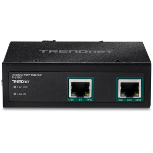 Trendnet TI-E100 network extender Network transmitter Black 10, 100, 1000 Mbit/s