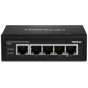 Trendnet TI-E50 network switch Unmanaged Fast Ethernet (10/100) Black