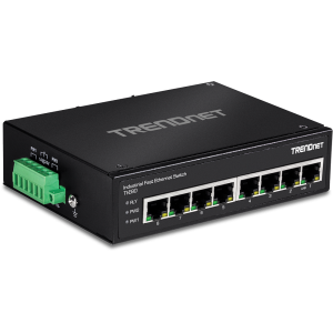 Trendnet TI-E80 network switch Unmanaged Fast Ethernet (10/100) Black