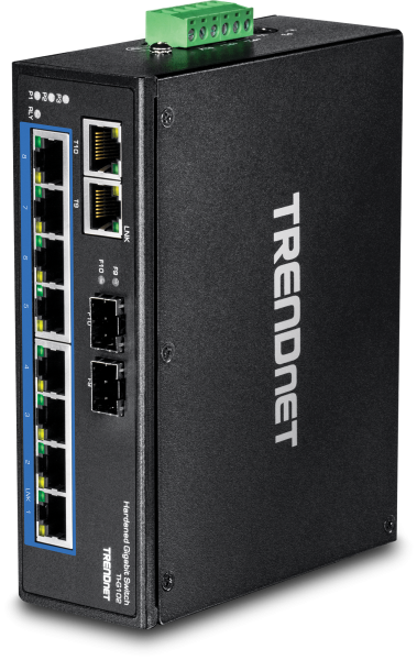 Trendnet TI-G102 network switch Gigabit Ethernet (10/100/1000) Black