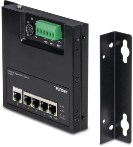 Trendnet TI-PG50F network switch Unmanaged Power over Ethernet (PoE) Black