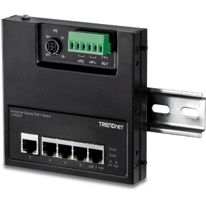 Trendnet TI-PG50F network switch Unmanaged Power over Ethernet (PoE) Black