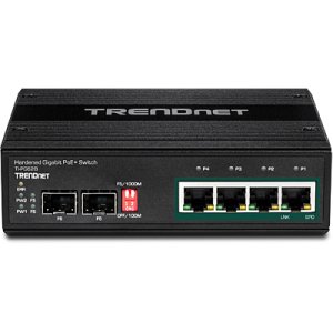 Trendnet TI-PG62B network switch Unmanaged L2 Gigabit Ethernet (10/100/1000) Power over Ethernet (PoE) Black