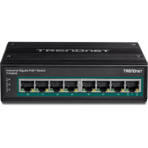 Trendnet TI-PG80B network switch Gigabit Ethernet (10/100/1000) Power over Ethernet (PoE) Black