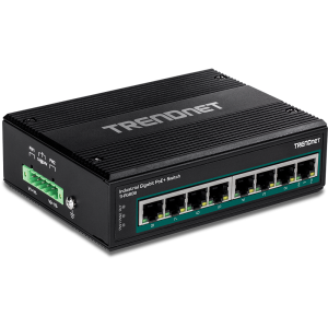 Trendnet TI-PG80B network switch Gigabit Ethernet (10/100/1000) Power over Ethernet (PoE) Black