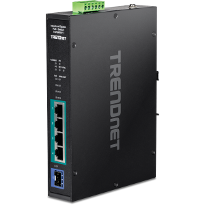 Trendnet TI-PGM541 network switch Gigabit Ethernet (10/100/1000) Black