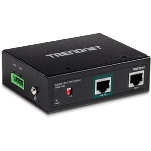 Trendnet TI-SG104 network splitter Black Power over Ethernet (PoE)