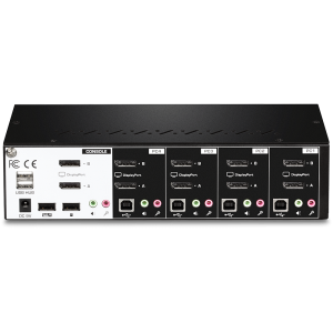 Trendnet TK-440DP KVM switch Black, Silver