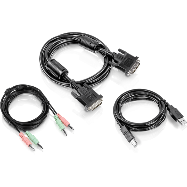 Trendnet TK-CD06 KVM cable Black 1.8 m