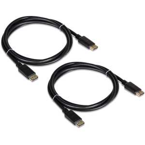 Trendnet TK-DP06/2 DisplayPort cable 1.8 m Black