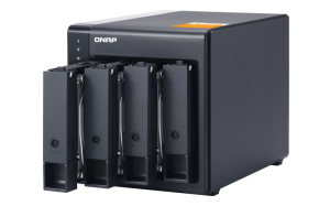 QNAP TL-D400S storage drive enclosure HDD/SSD enclosure Black, Grey 2.5/3.5"