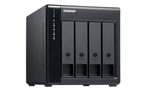 QNAP TL-D400S storage drive enclosure HDD/SSD enclosure Black, Grey 2.5/3.5"