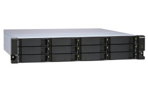 QNAP TL-R1200S-RP HDD/SSD enclosure Black, Grey 2.5/3.5"