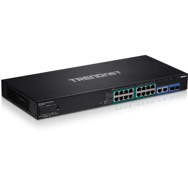 Trendnet TPE-3018LS network switch Managed Gigabit Ethernet (10/100/1000) Power over Ethernet (PoE) 1U Black