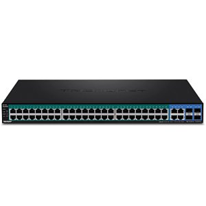 Trendnet TPE-5240WS network switch Managed Gigabit Ethernet (10/100/1000) Power over Ethernet (PoE) 1U Black