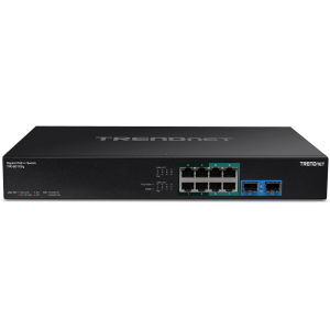 Trendnet TPE-BG102G network switch Unmanaged Gigabit Ethernet (10/100/1000) Power over Ethernet (PoE) 1U Black