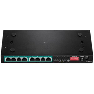 Trendnet TPE-LG80 network switch Unmanaged Gigabit Ethernet (10/100/1000) Power over Ethernet (PoE) Black