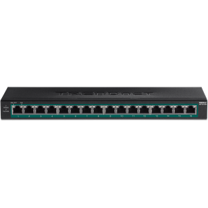 Trendnet TPE-TG160H network switch Unmanaged Gigabit Ethernet (10/100/1000) Power over Ethernet (PoE) 1U Black