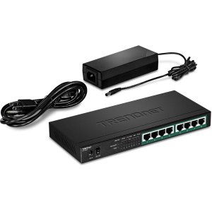 Trendnet TPE-TG83 network switch Unmanaged Gigabit Ethernet (10/100/1000) Power over Ethernet (PoE) Black