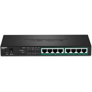 Trendnet TPE-TG84 network switch Unmanaged Gigabit Ethernet (10/100/1000) Power over Ethernet (PoE) Black