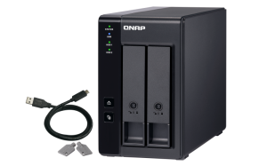 QNAP TR-002 storage drive enclosure HDD/SSD enclosure Black 2.5/3.5"