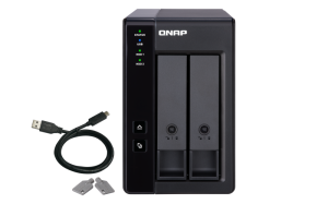 QNAP TR-002/12TB-REDPRO storage drive enclosure HDD/SSD enclosure Black 2.5/3.5"