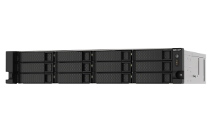 QNAP TS-1273AU-RP-8G NAS/storage server Rack (2U) Ethernet LAN Aluminium, Black V1500B