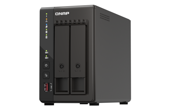 QNAP TS-253E NAS Tower Intel® Celeron® J6412 8 GB 12 TB QNAP QTS Black