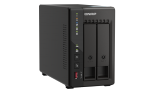 QNAP TS-253E NAS Tower Intel® Celeron® J6412 8 GB 12 TB QNAP QTS Black