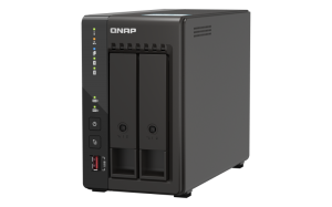 QNAP TS-253E NAS Tower Intel® Celeron® J6412 8 GB 12 TB QNAP QTS Black