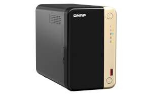 QNAP TS-264 NAS Tower Intel® Celeron® N5095 8 GB QNAP QTS Black, Gold