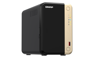 QNAP TS-264 NAS Tower Intel® Celeron® N5095 8 GB QNAP QTS Black, Gold