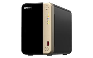 QNAP TS-264 NAS Tower Intel® Celeron® N5095 8 GB QNAP QTS Black, Gold