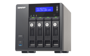 QNAP TS-453 Pro NAS Tower Ethernet LAN Black, Grey