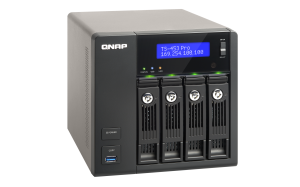 QNAP TS-453 Pro NAS Tower Ethernet LAN Black, Grey