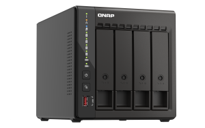 QNAP TS-453E NAS Tower Ethernet LAN Black J6412