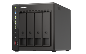 QNAP TS-453E NAS Tower Ethernet LAN Black J6412