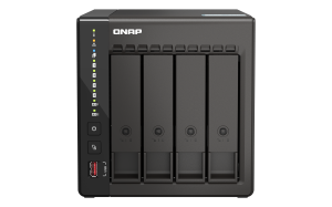 QNAP TS-453E NAS Tower Intel® Celeron® J6412 8 GB 16 TB HDD QNAP QTS Black