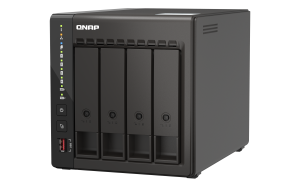 QNAP TS-453E NAS Tower Intel® Celeron® J6412 8 GB 16 TB HDD QNAP QTS Black