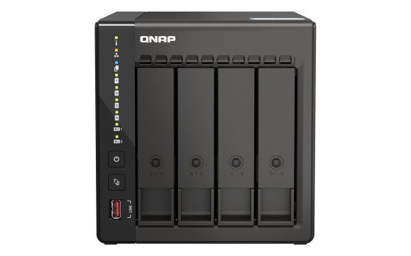 QNAP TS-453E NAS Tower Intel® Celeron® J6412 8 GB 24 TB HDD QNAP QTS Black