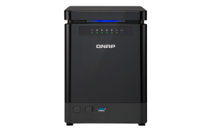 QNAP TS-453mini NAS Desktop Intel® Celeron® 8 GB DDR3L 16 TB HDD QNAP Turbo System Black