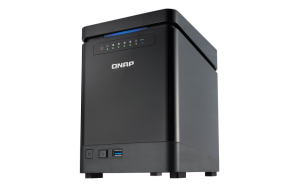 QNAP TS-453mini NAS Desktop Intel® Celeron® 8 GB DDR3L 16 TB HDD QNAP Turbo System Black