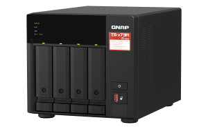 QNAP TS-473A-8G/16TB-EXOS NAS/storage server Tower Ryzen Embedded V1500B 8 GB DDR4 HDD QNAP Turbo System Black