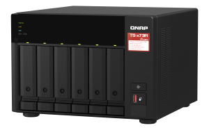 QNAP TS-673A NAS Tower Ryzen Embedded V1500B 8 GB DDR4 108 TB HDD QNAP Turbo System Black