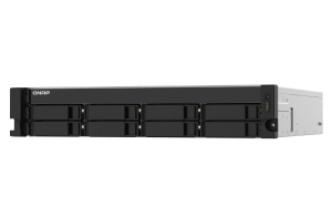 QNAP TS-832PXU-4G NAS Rack (2U) Ethernet LAN Aluminium, Black AL324