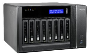 QNAP TS-EC880 Pro NAS Tower Ethernet LAN Black E3-1245V3