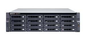 QNAP TS-H1677XU-RP-3700X-32G/128TB-EX NAS/storage server Rack (3U) Ethernet LAN Black