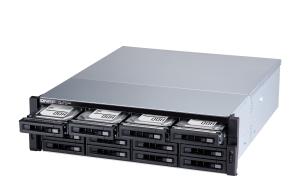 QNAP TS-H1677XU-RP-3700X-32G/128TB-EX NAS/storage server Rack (3U) AMD Ryzen™ 7 32 GB DDR4 HDD QuTS hero Black