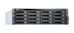 QNAP TS-H1677XU-RP-3700X-32G/160TB-EX NAS/storage server Rack (3U) Ethernet LAN Black